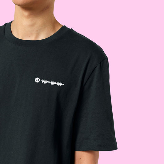 SPOTIFY CODE Unisex T-Shirt aus Bio-Baumwolle